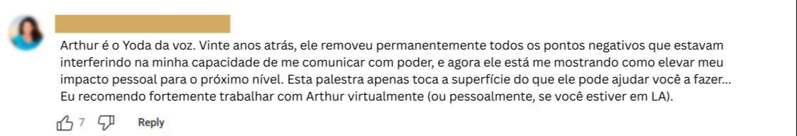 TEDx With Arthur - Testimonial 6