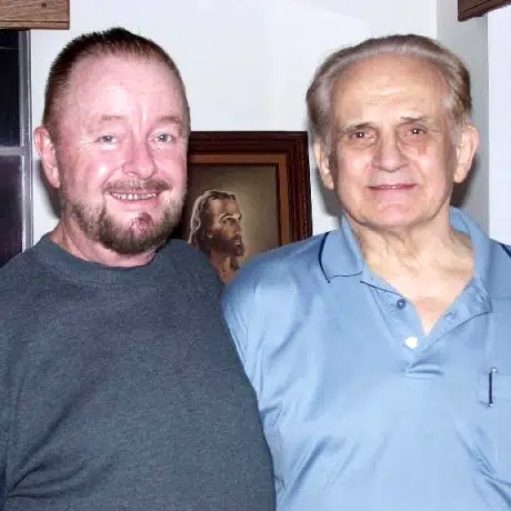 Ingo Swann and Cleve Backster in the lab