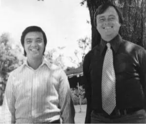 Ingo Swann and Hal Puthoff together at SRI