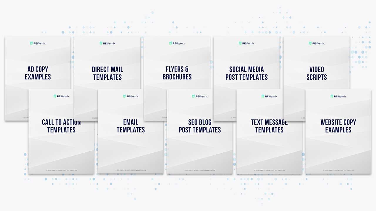 REIRemix Seller Financing Marketing Swipe Files