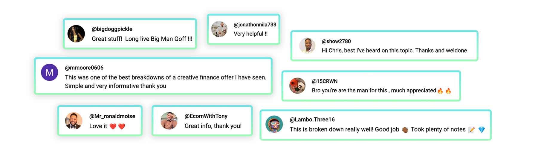 Chris Goff Social Proof Testimonials