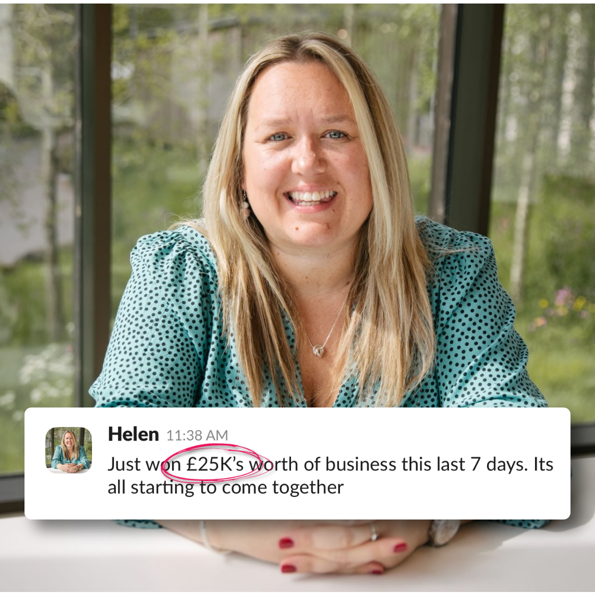 Helen - client win