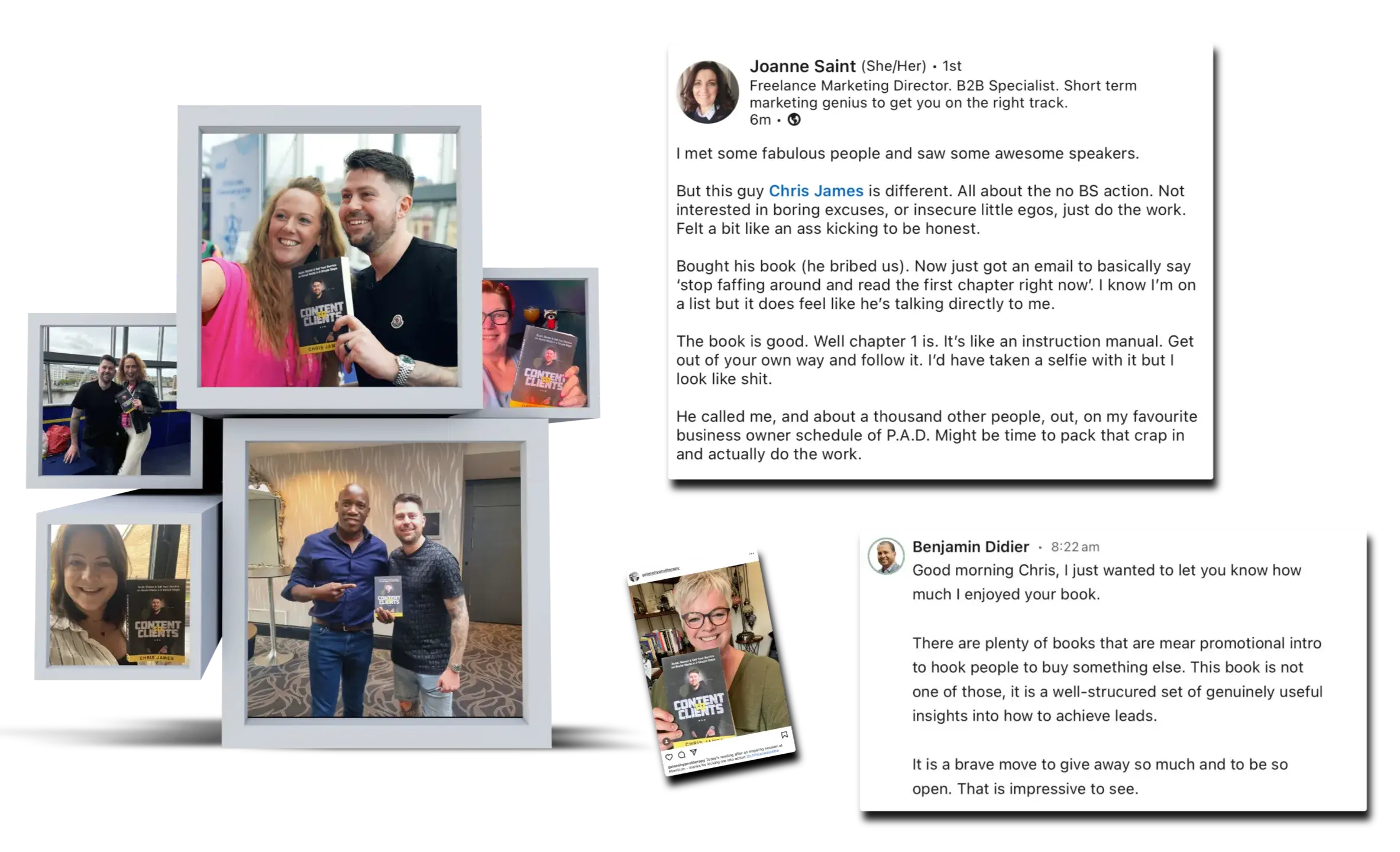 Reader feedback on Content to Clients