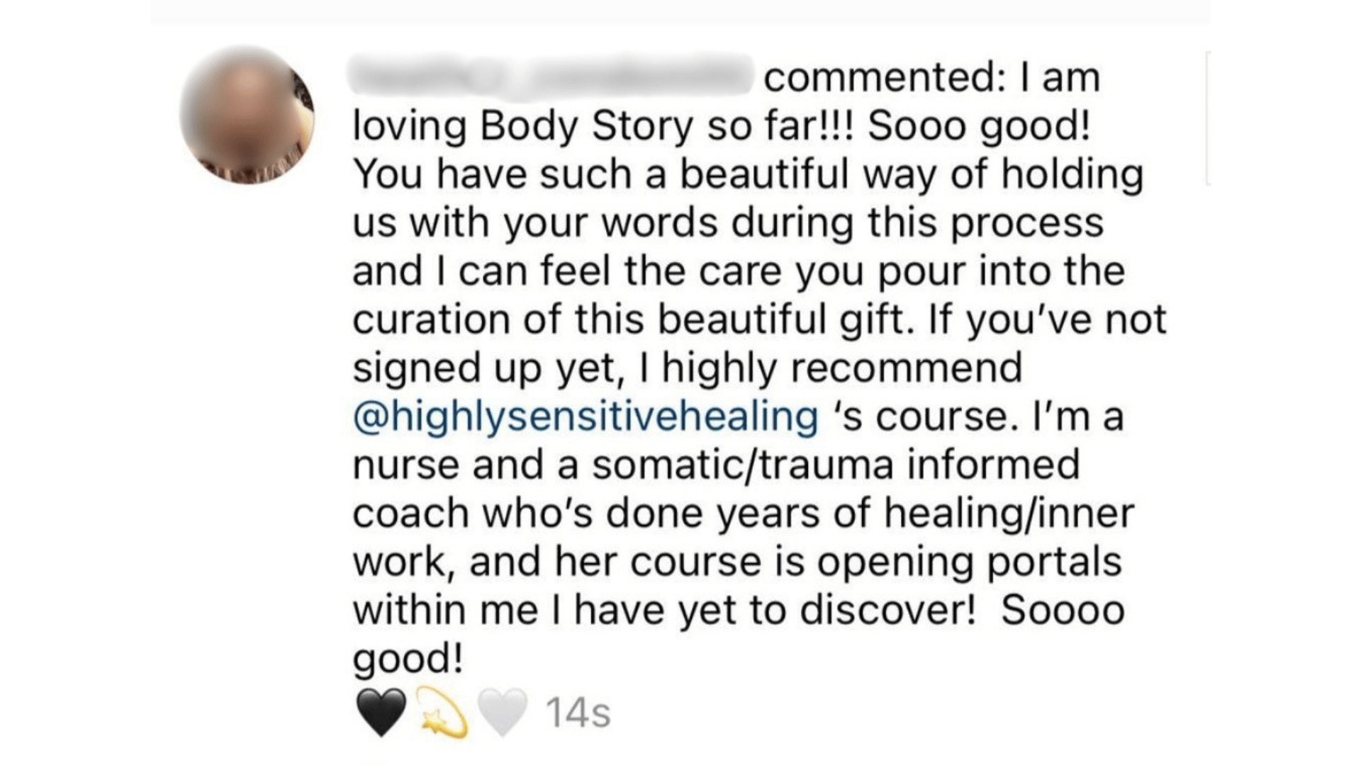 Jennifer Arnspiger testimonial for Highly Sensitive Healing 1:1 somatic trauma coach