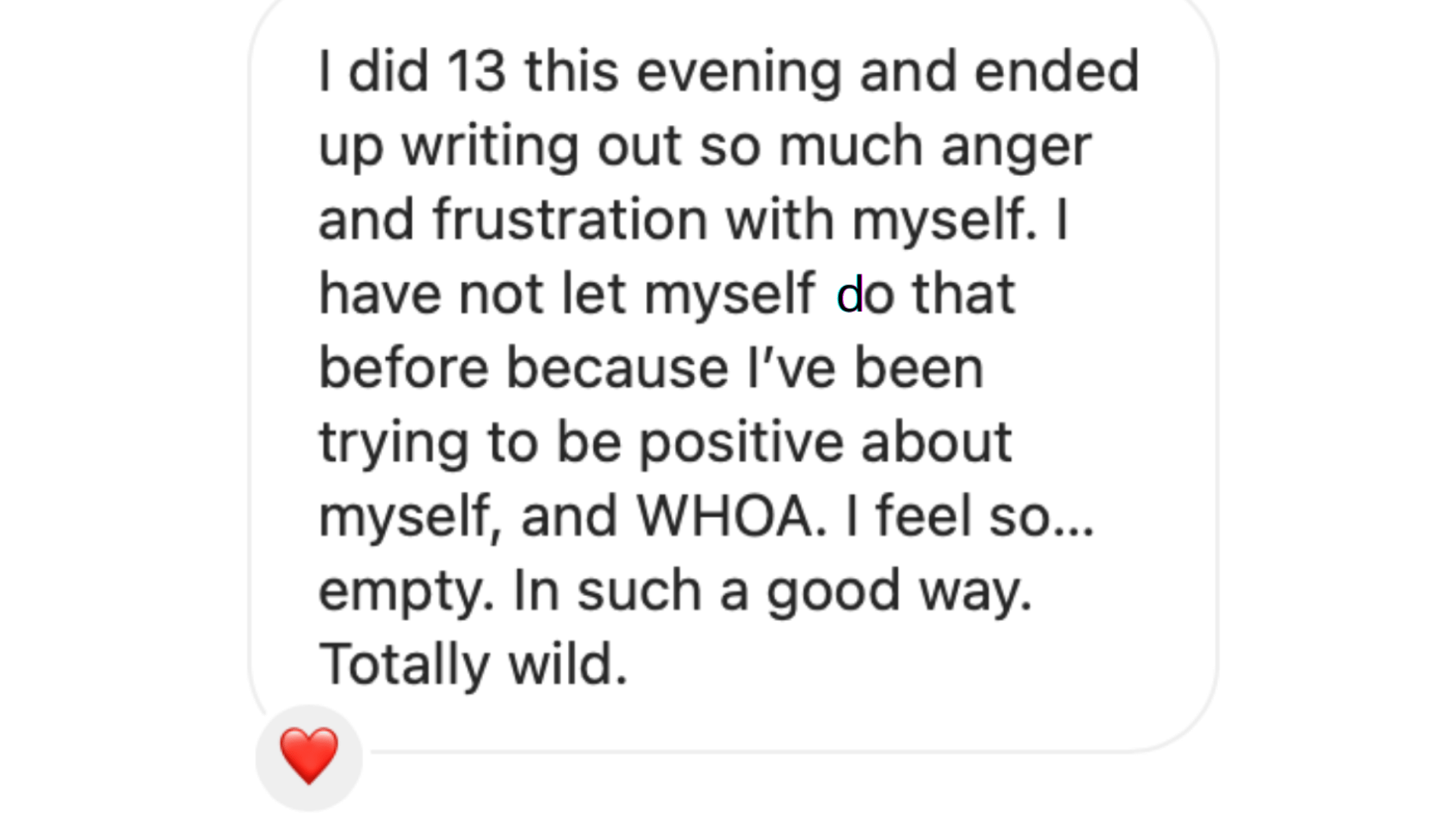 testimonial for Jennifer Arnspiger resolve somatic trauma through writing