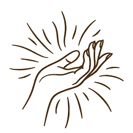 The icon of a light movement — a symbol of simplicity, softness, and natural care.