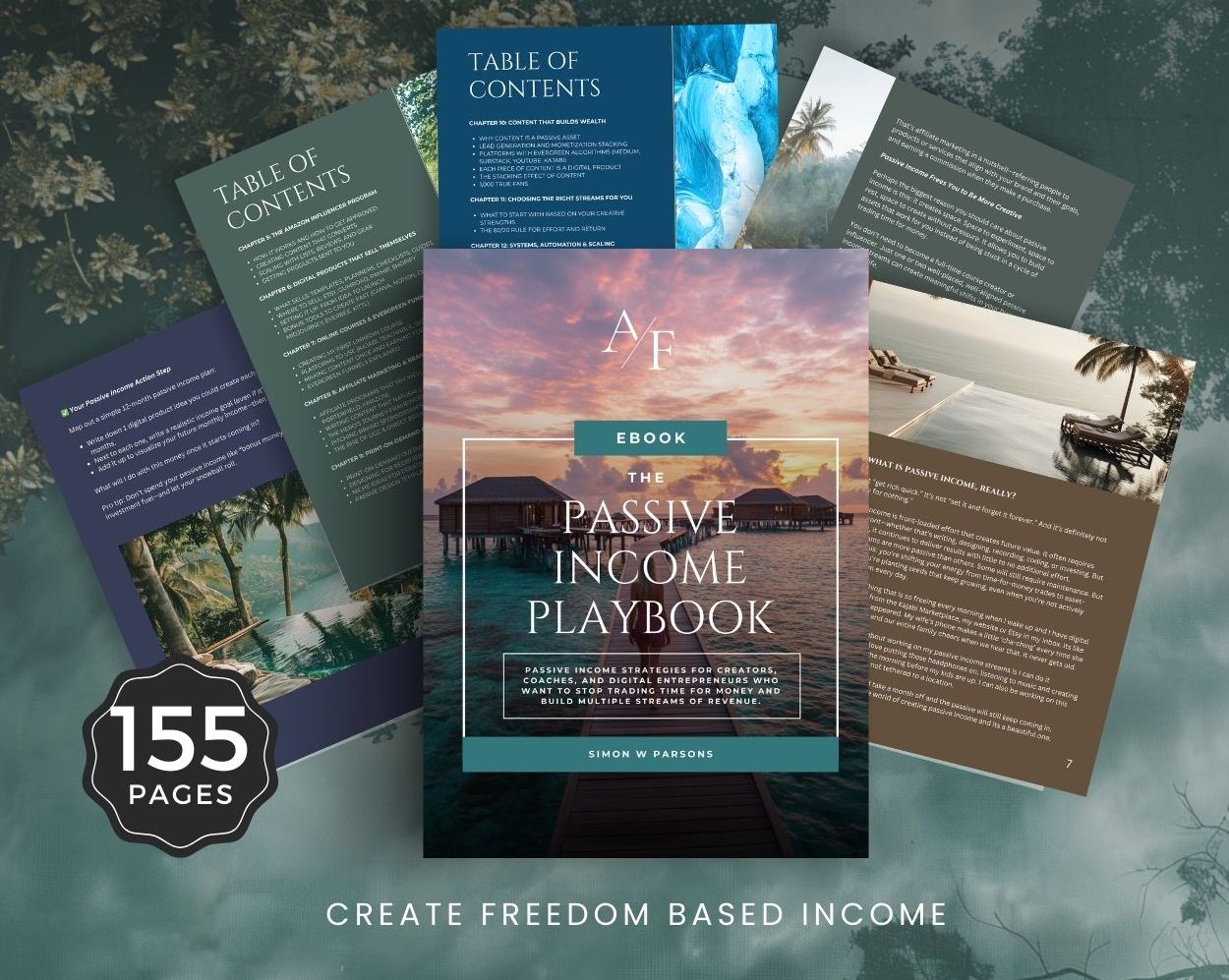 Passive Income Playbook 155 Page PDF printable Ebook