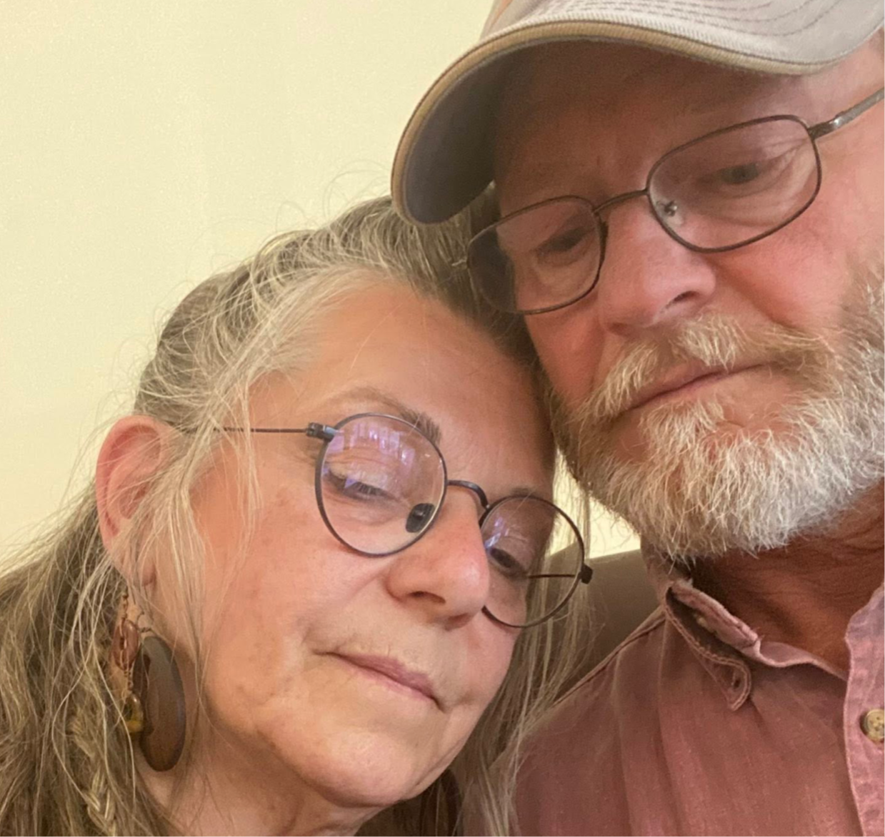 Art lover Marilyn Johnson and her husband