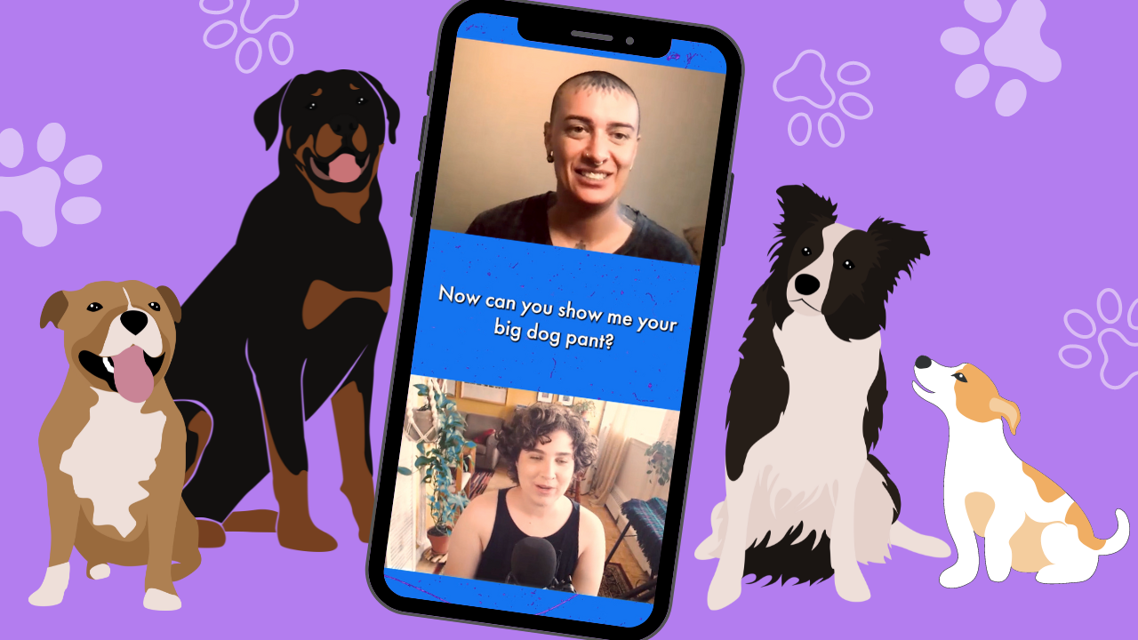 Big Dog Little Dog voice exercise demonstration with Rae from Origami Customs for trans masculine voice training