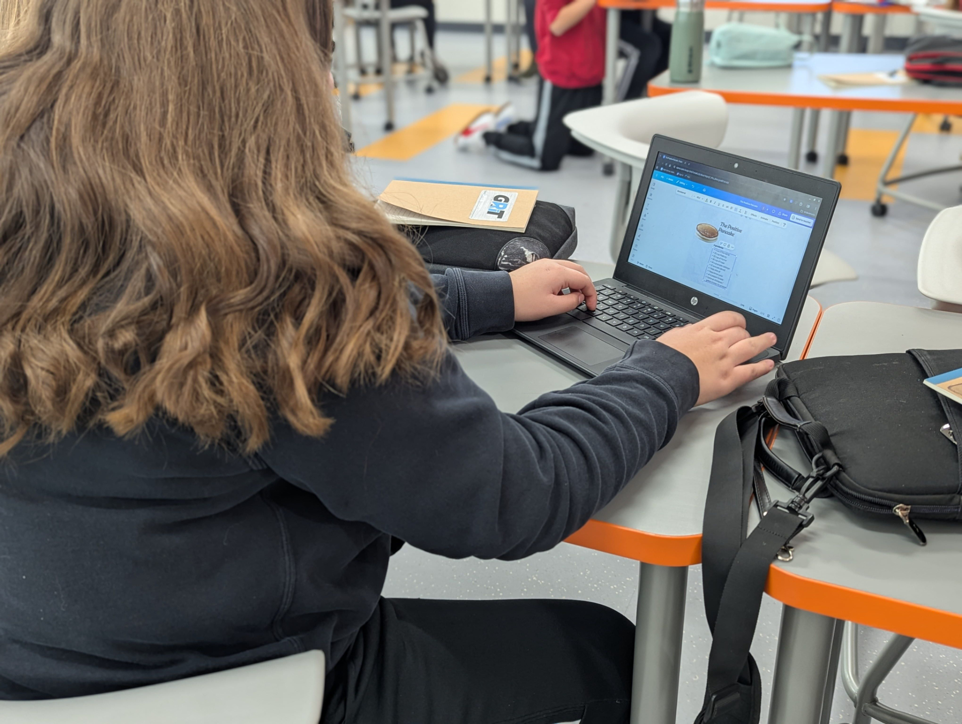 GRiTspark student completing work