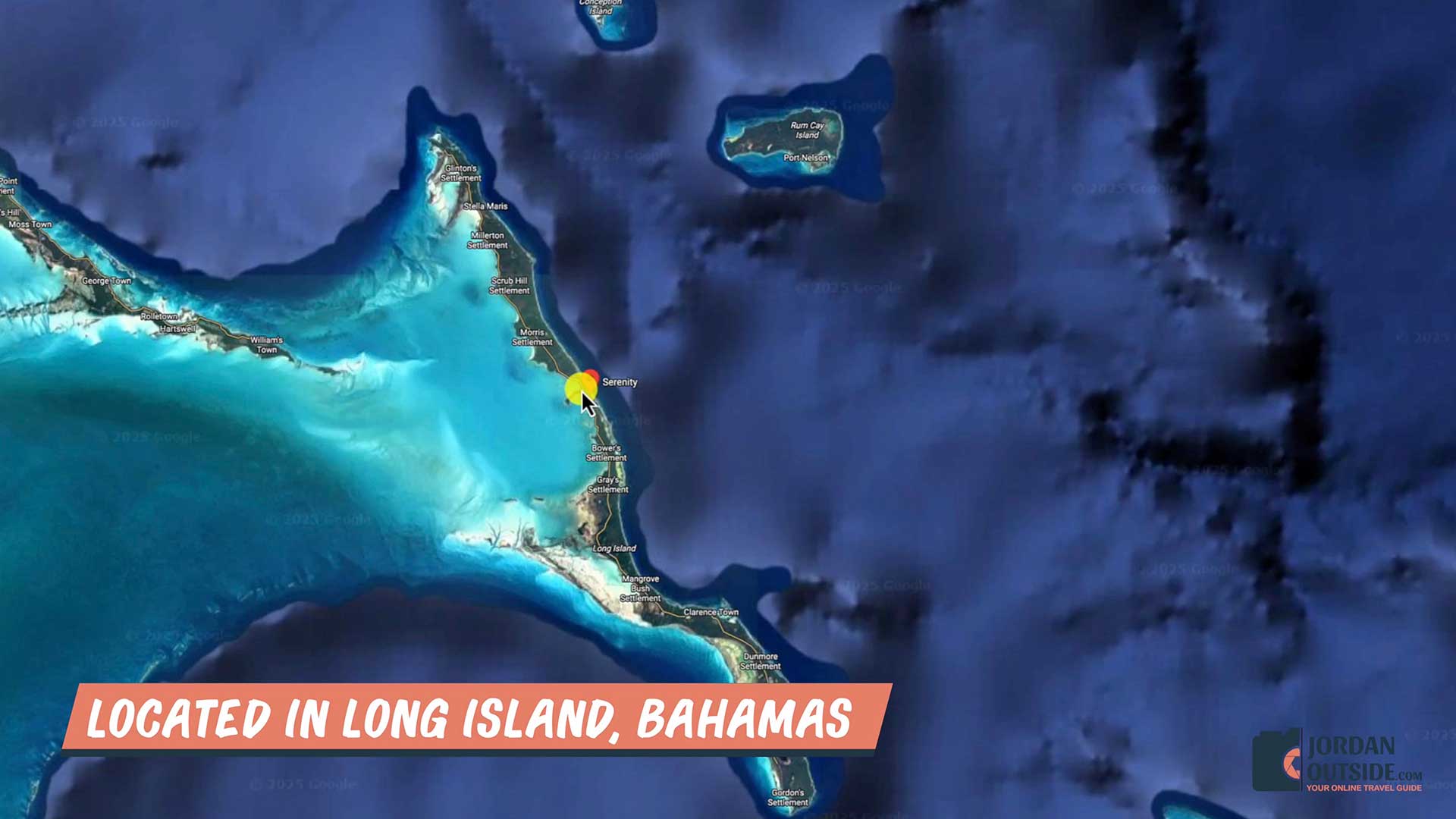 Serenity Beachfront Cottage, Long Island, Bahamas