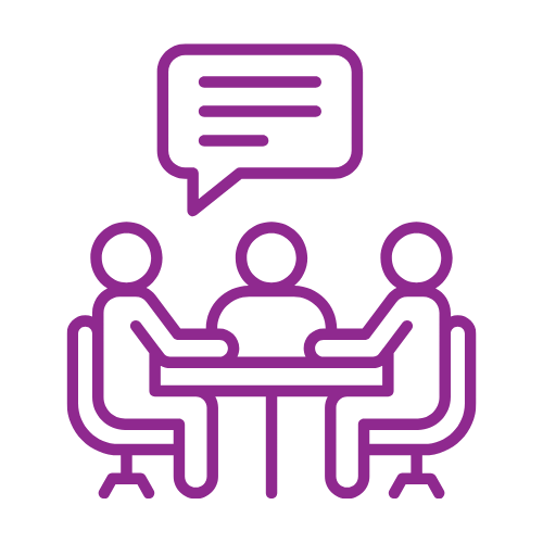 Mentor and CEO sharing his experience to mentee