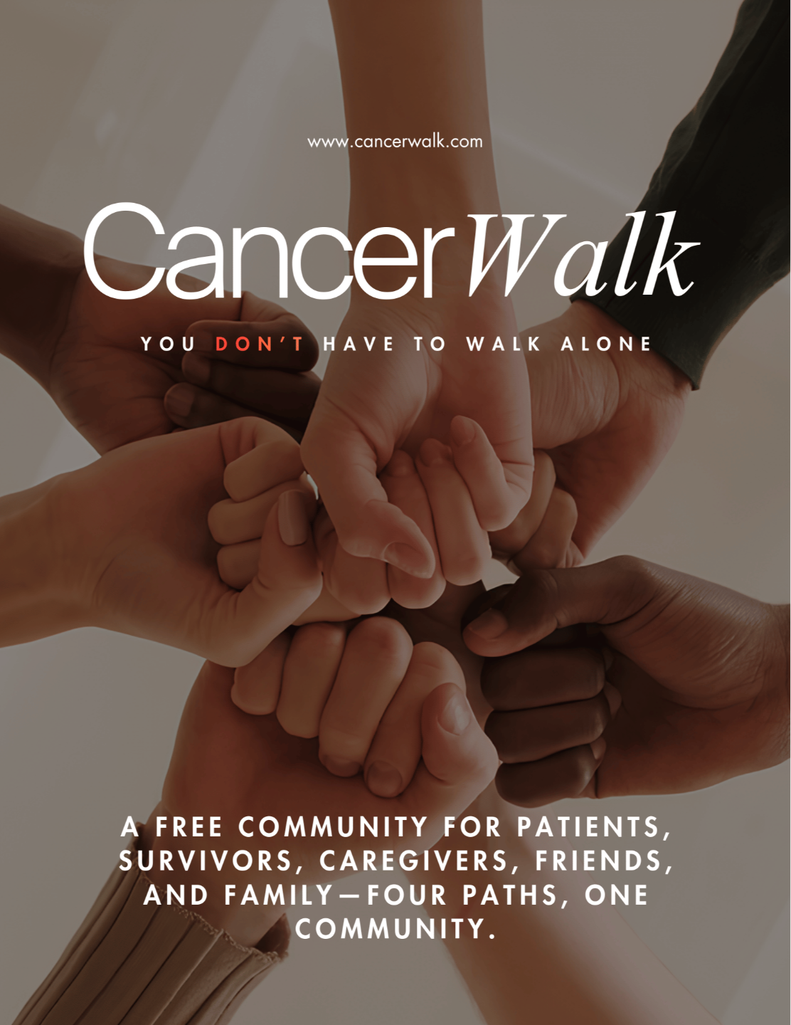 CancerWalk Flyer #2
