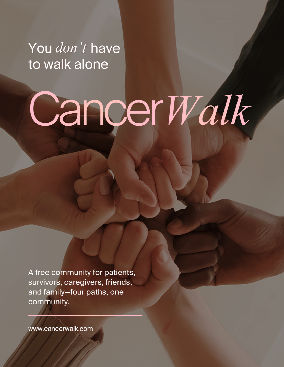 CancerWalk Flyer #1