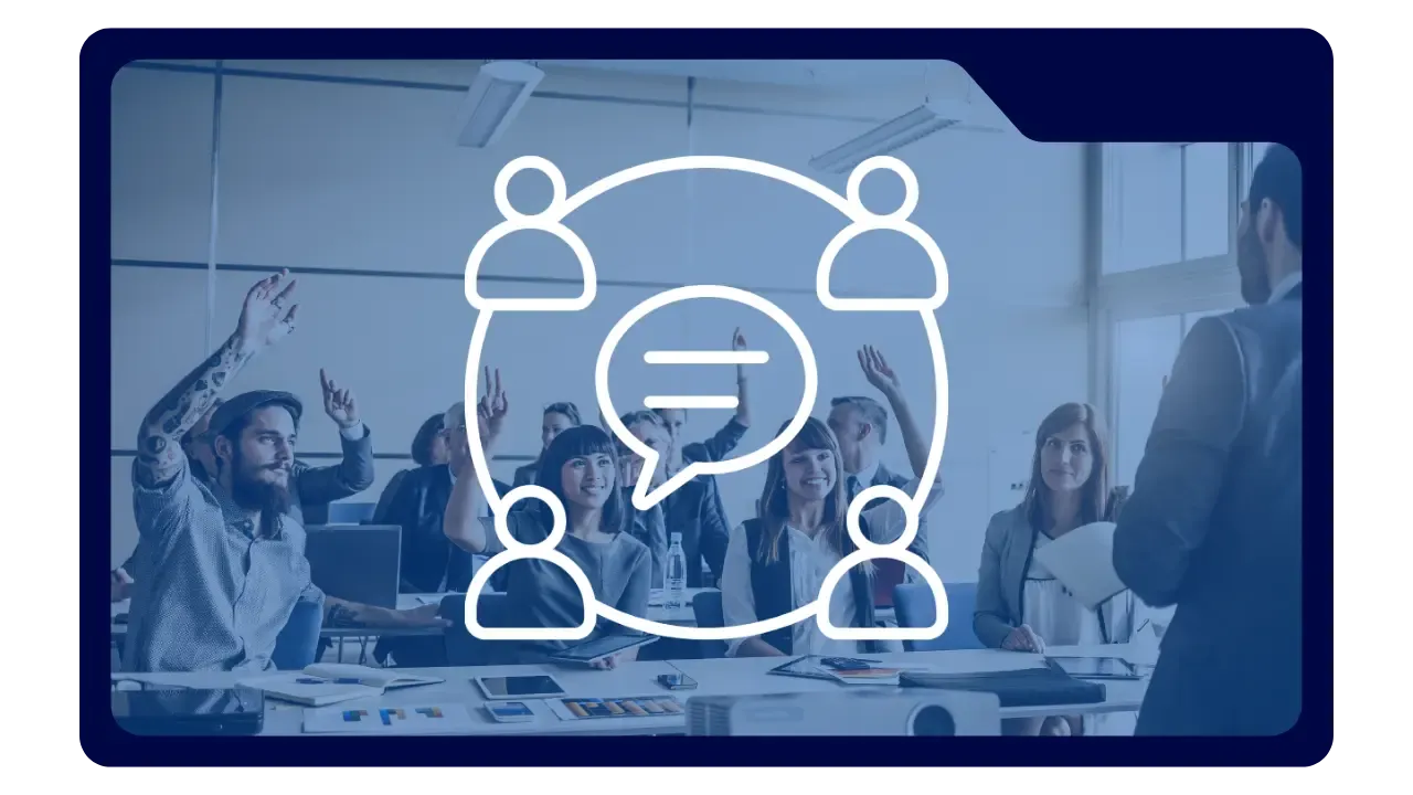 con of a student community representing a private group for Greek language learners to interact and practice.