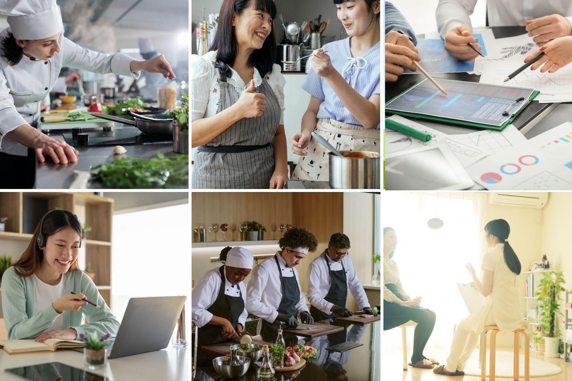 ローフード講座の受講風景