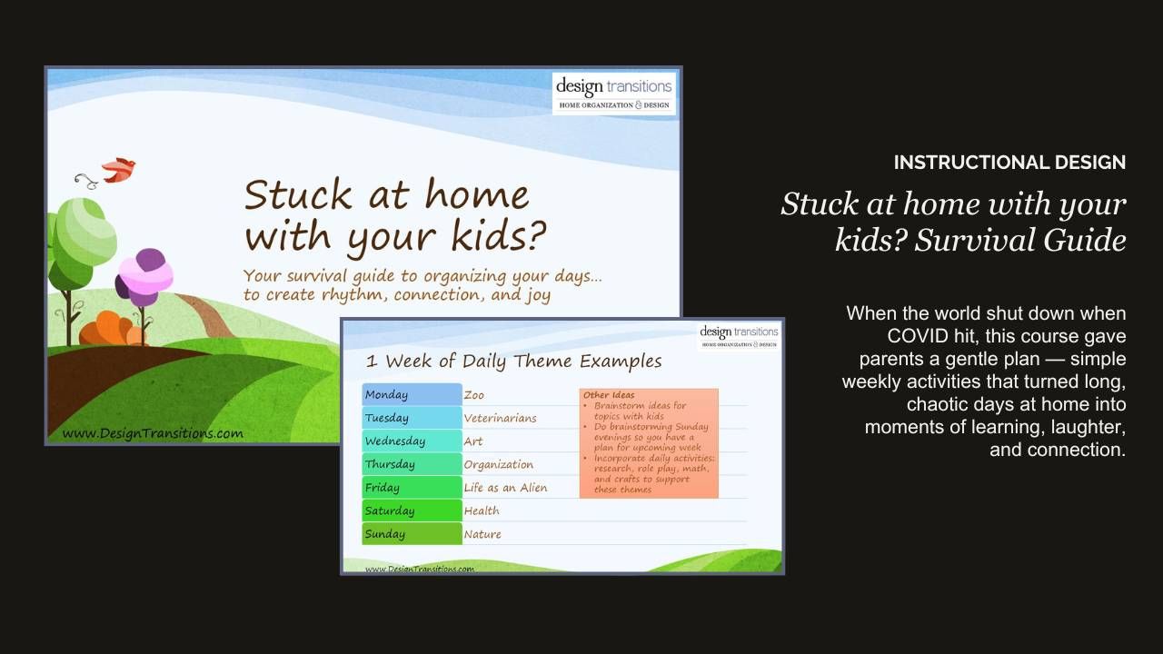 Stuck at home with your kids? Survival Guide