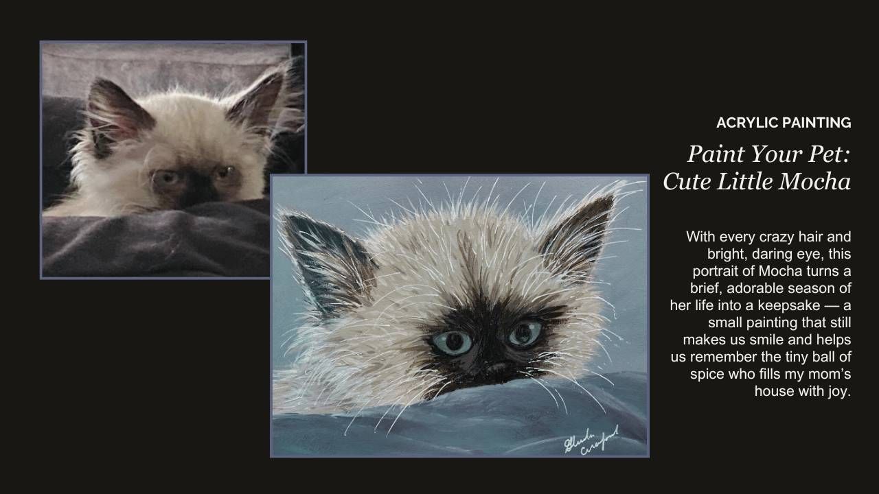 Paint Your Pet: Cute Little Mocha