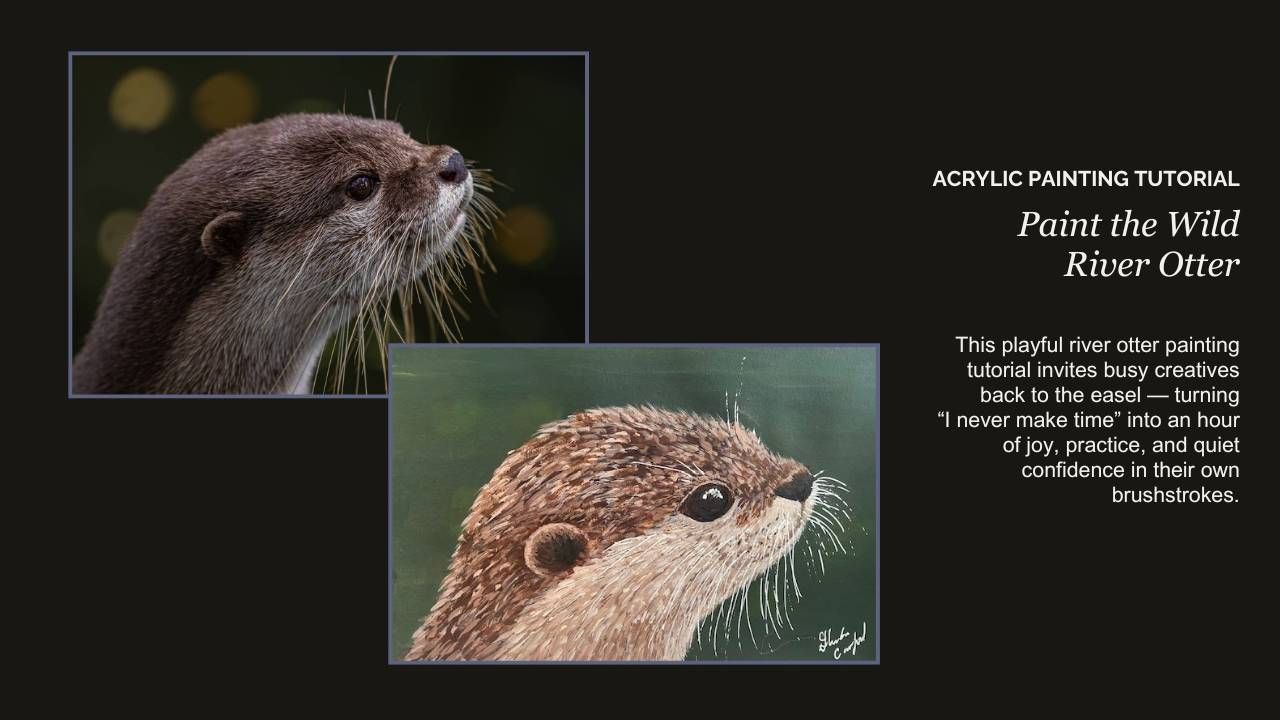 Paint the Wild River Otter