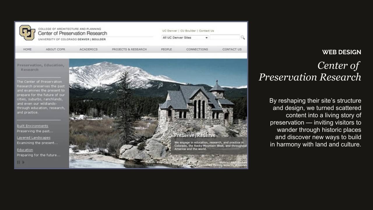 Center of Preservation Research