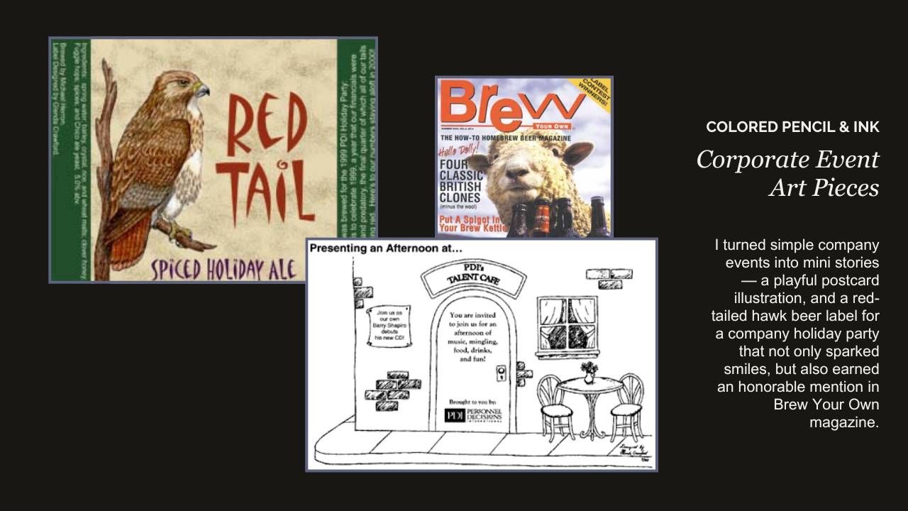 Corporate Event Art Pieces