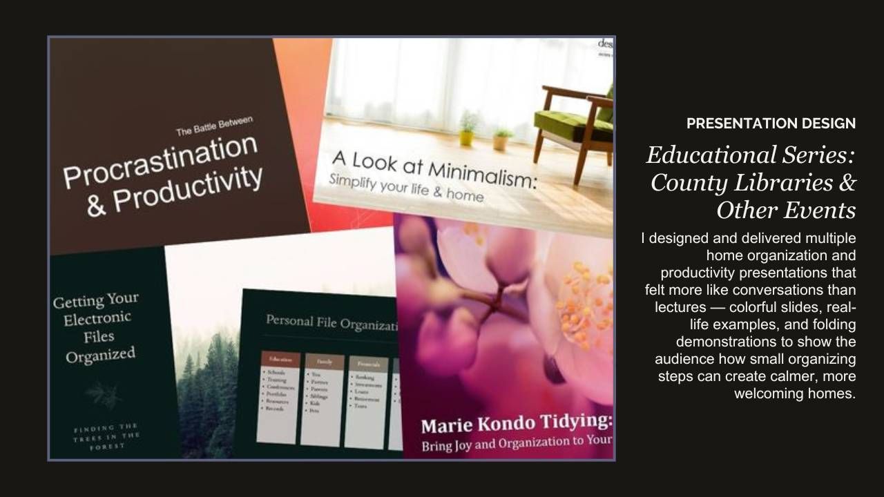 Educational Series: County Libraries & Other Events