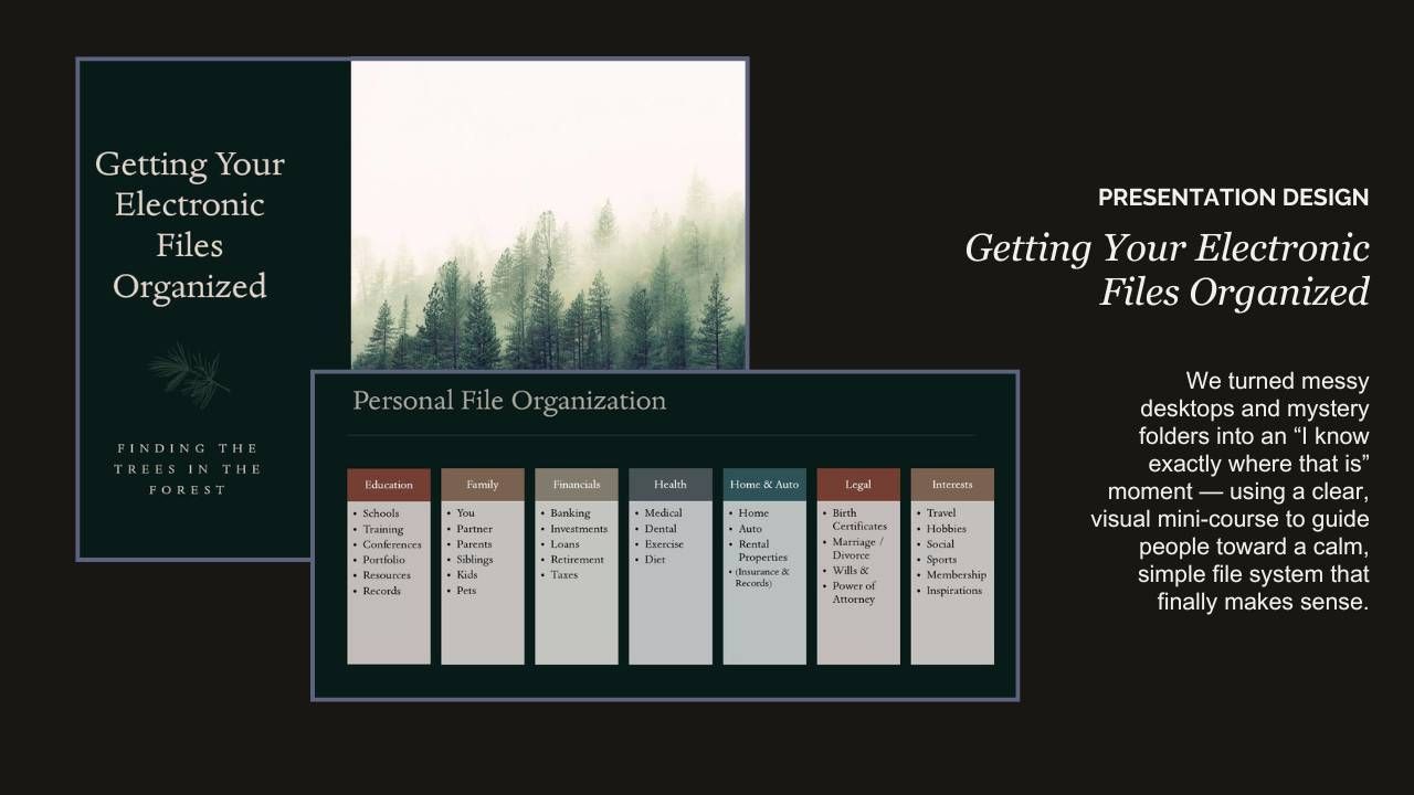 Getting Your Electronic Files Organized