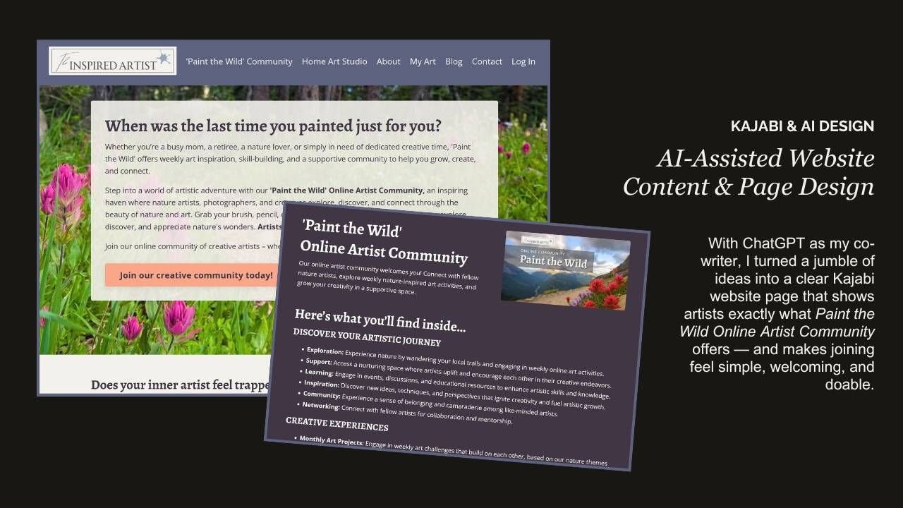 AI-Assisted Website Content & Page Design