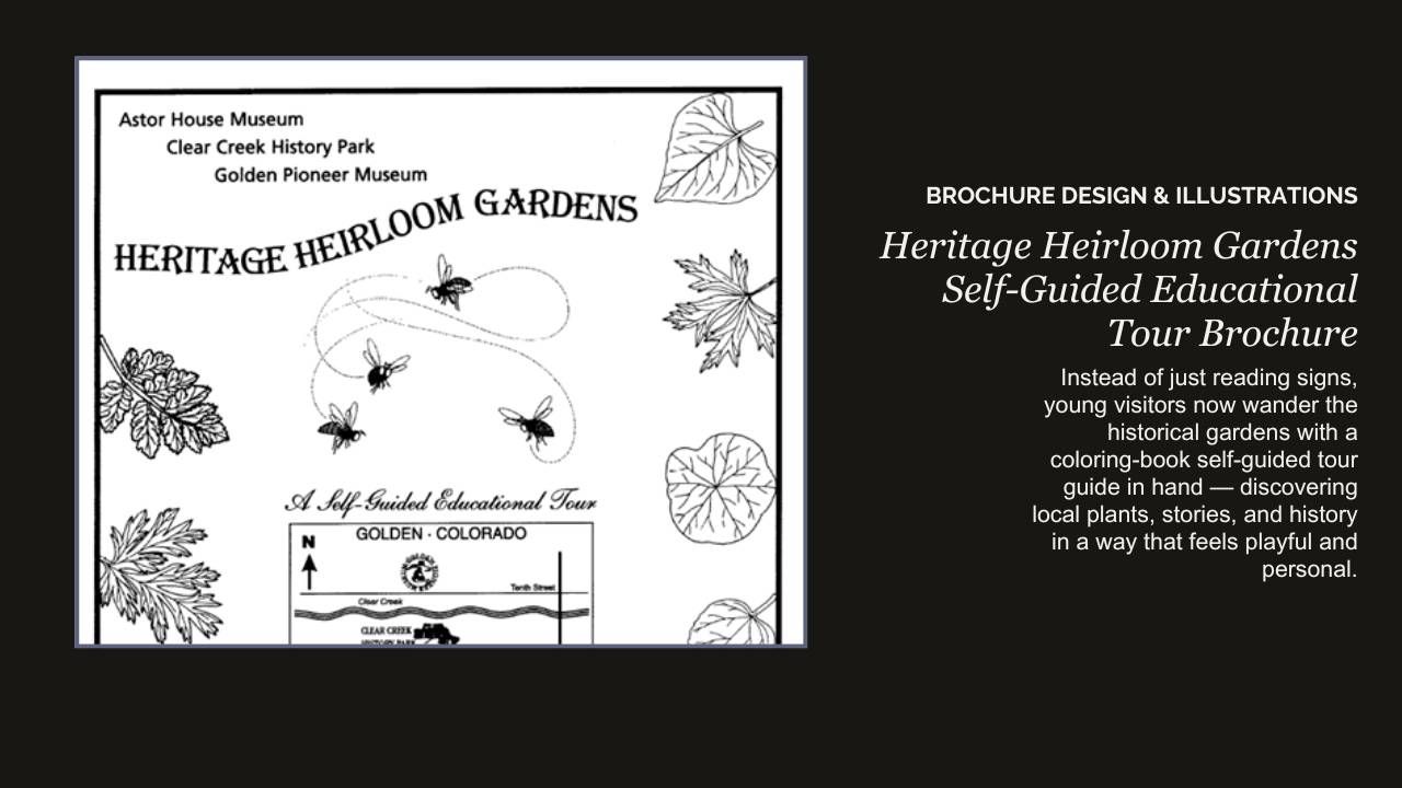 Heritage Heirloom Gardens Self-Guided Educational Tour Brochure