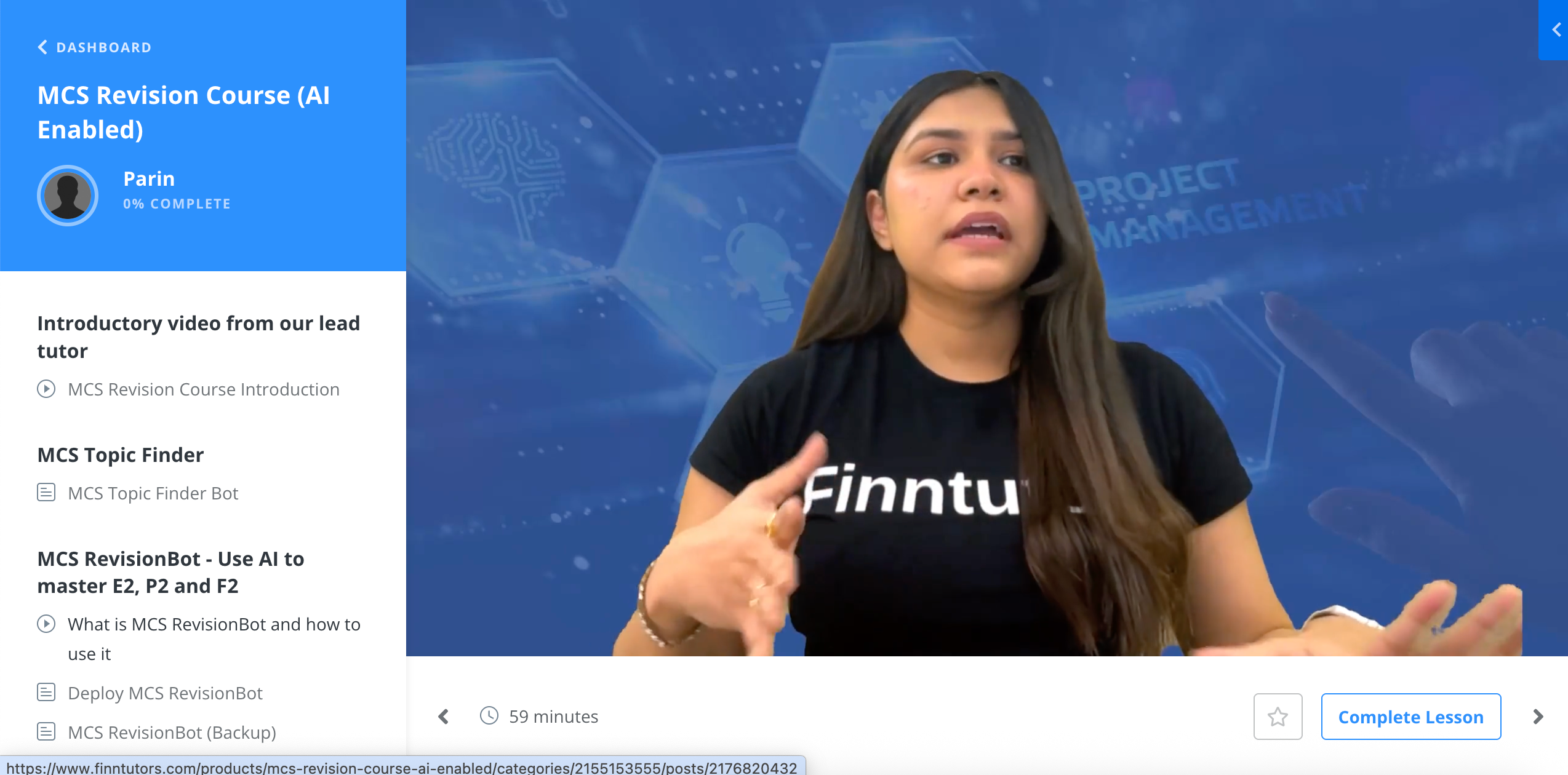 MCS Revision Course Platform