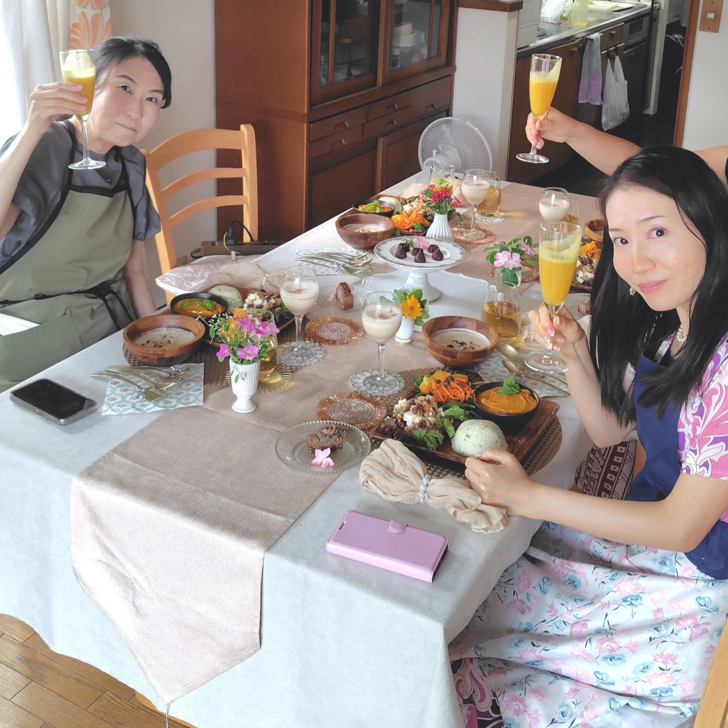 ローフード授業風景