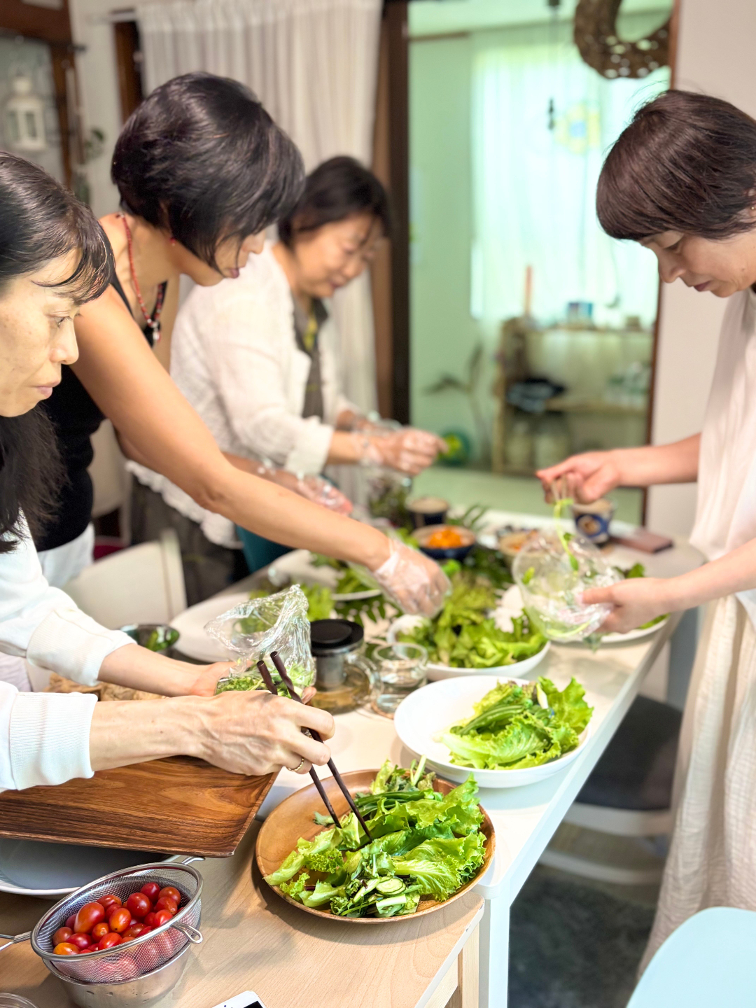 ローフード授業風景