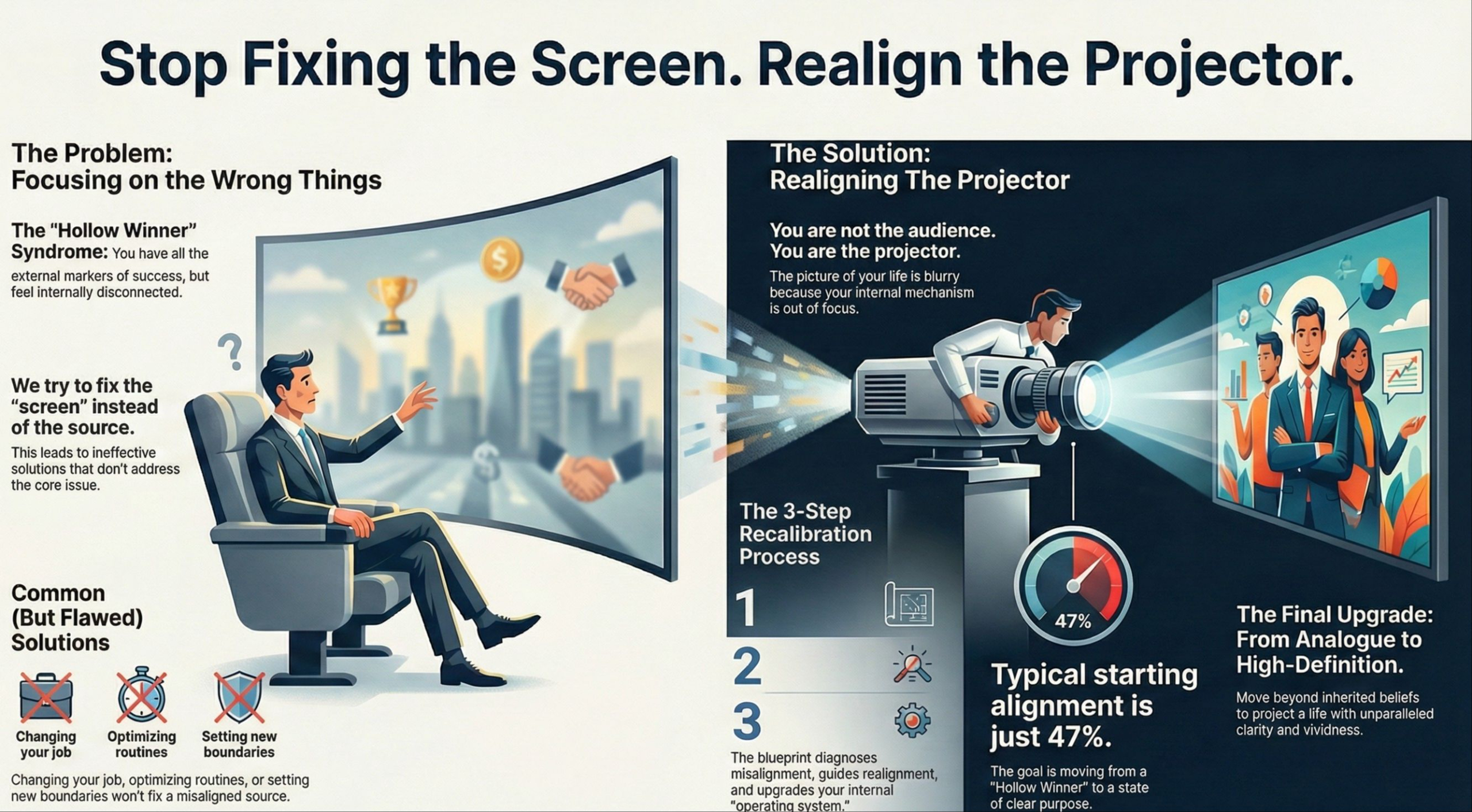 Stop Fixing the Screen. Realign the Projector.