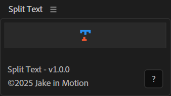Controls for Texture Looper, an Adobe After Effects script created by Jake Bartlett