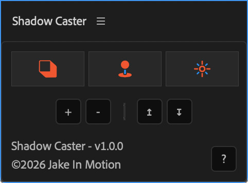 Controls for Texture Looper, an Adobe After Effects script created by Jake Bartlett
