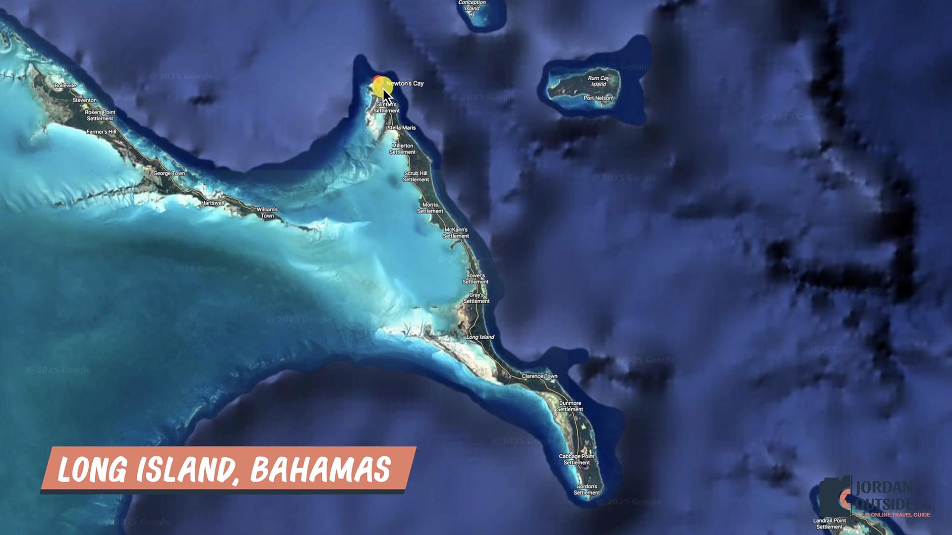 Newton's Cay Beach, Long Island, Bahamas