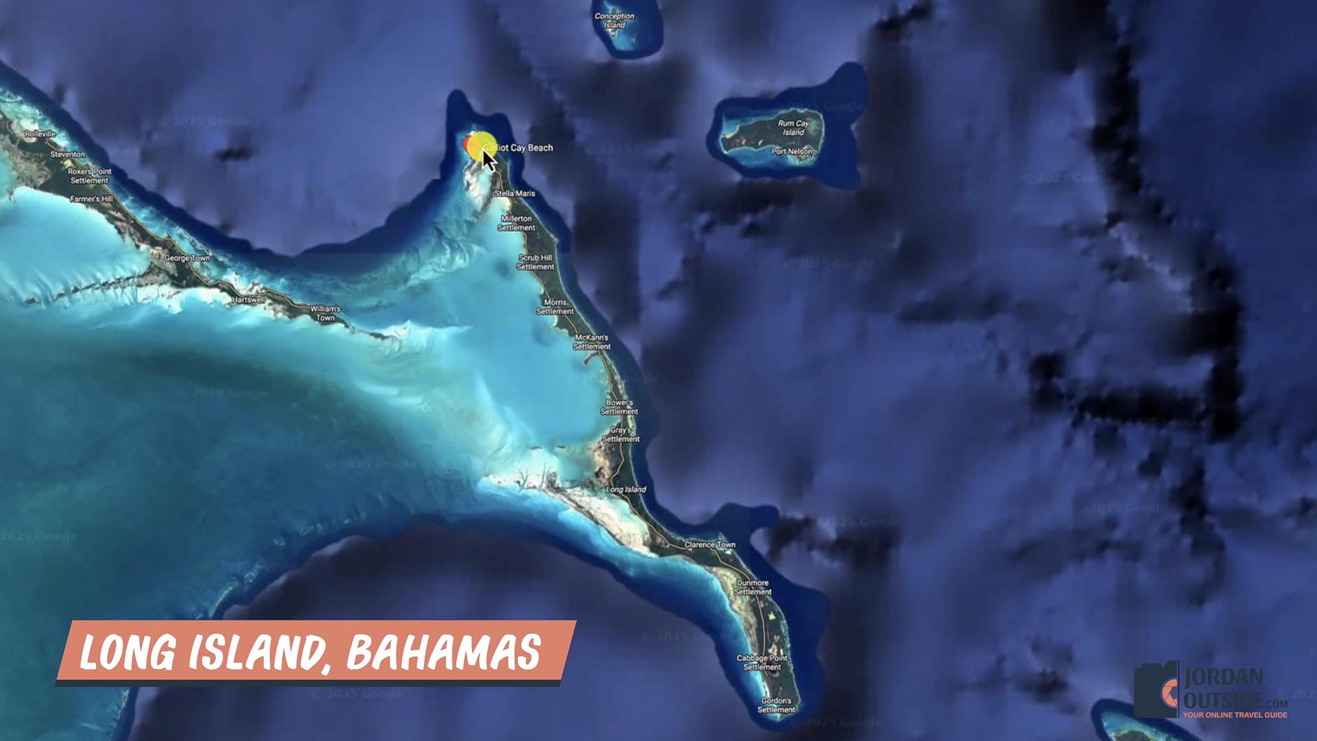 Galliot Cay Beach, Long Island, Bahamas