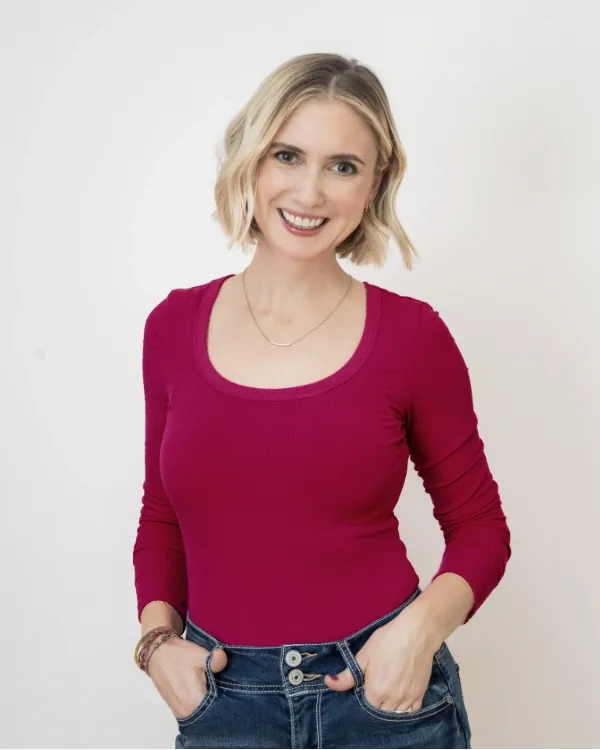 Coach Amanda Doyle smiling to the camera 2