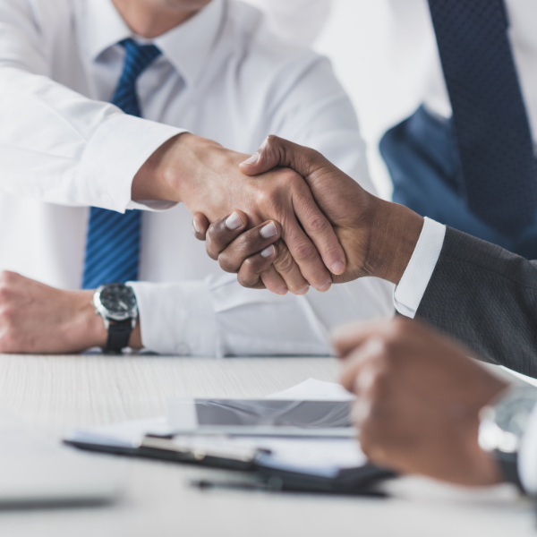 Business Men Shaking Hands