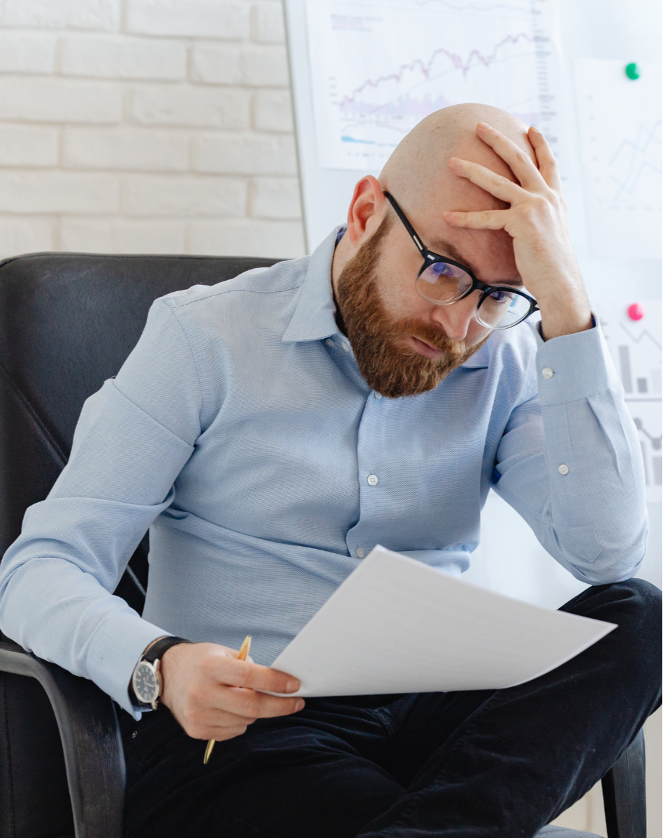 Stressed Business Man