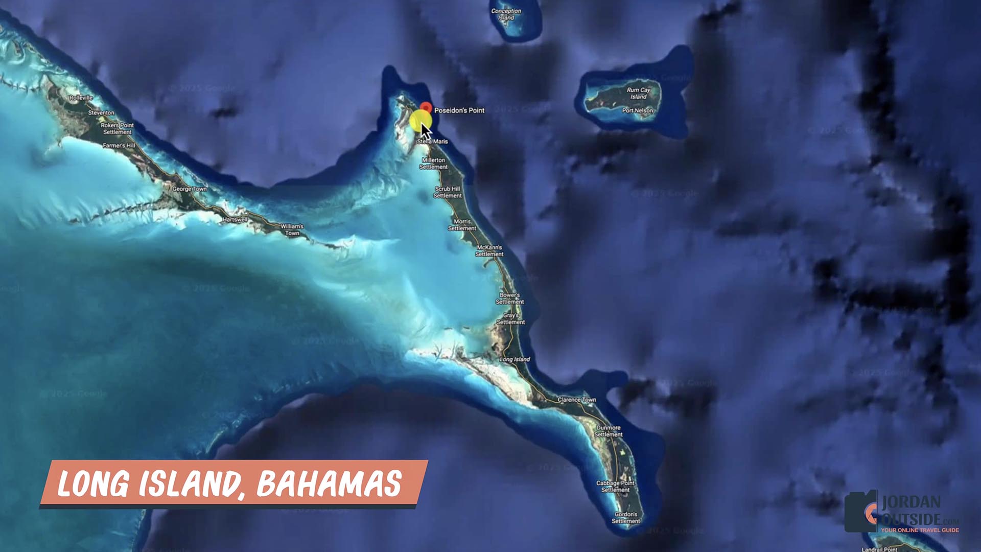 Poseidon's Point, Long Island, Bahamas