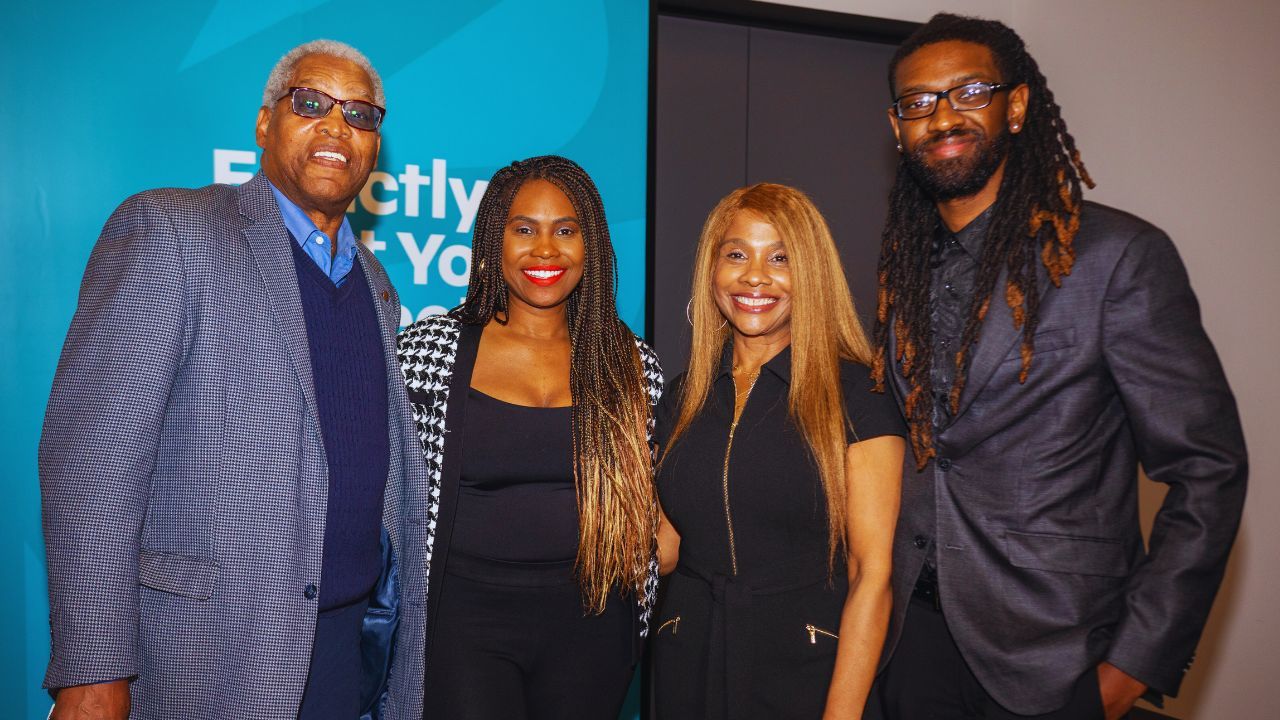 Dr. Michael Thompson speaking or preparing in front of the Road to WHY broadcast setup.