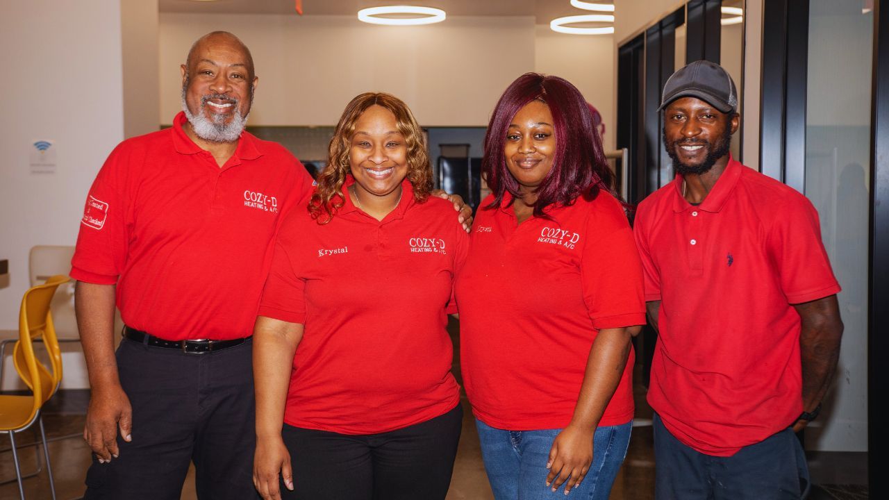 Dr. Michael Thompson speaking or preparing in front of the Road to WHY broadcast setup.