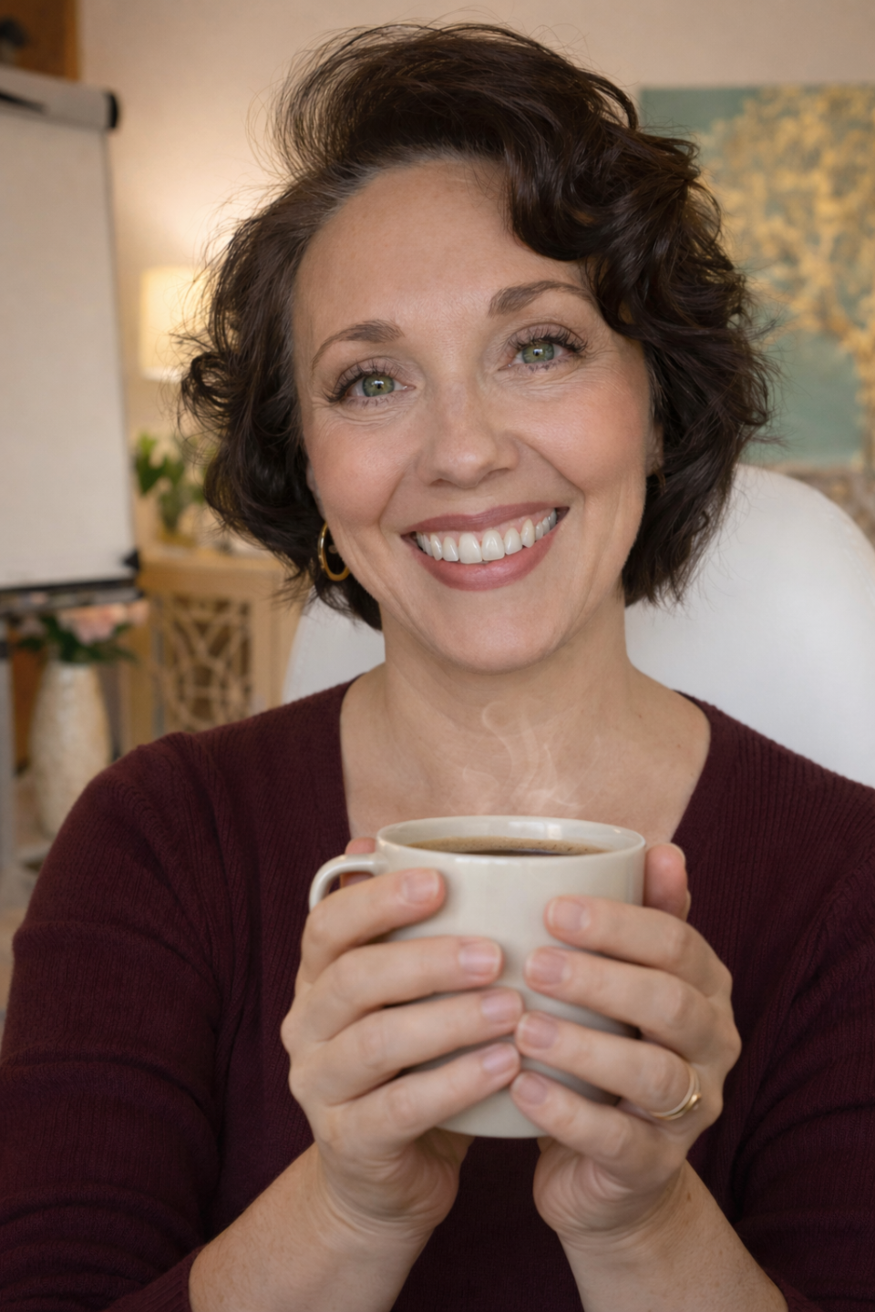 Theresa Minnoch, neurodivergent life and business coach, introducing a free live workshop for neurodivergent parents focused on reducing overwhelm and nervous system regulation
