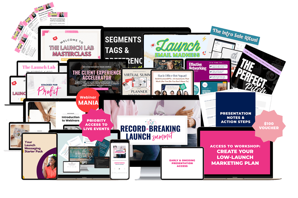 Record-Breaking Launch summit is a free 4-day event to grow your course business, bust through sales plateaus, and break your course launch record in 2026  —  without launching something new every 3 months. Leave with a summit plan AND actionable strategies to optimize and amplify what you’ve already created & get it in front of THOUSANDS of dream students!