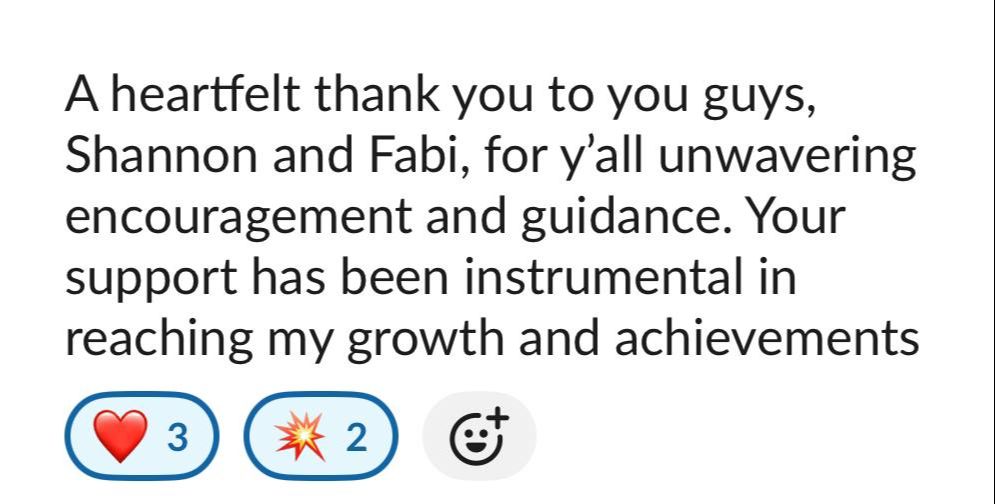 Client testimonial