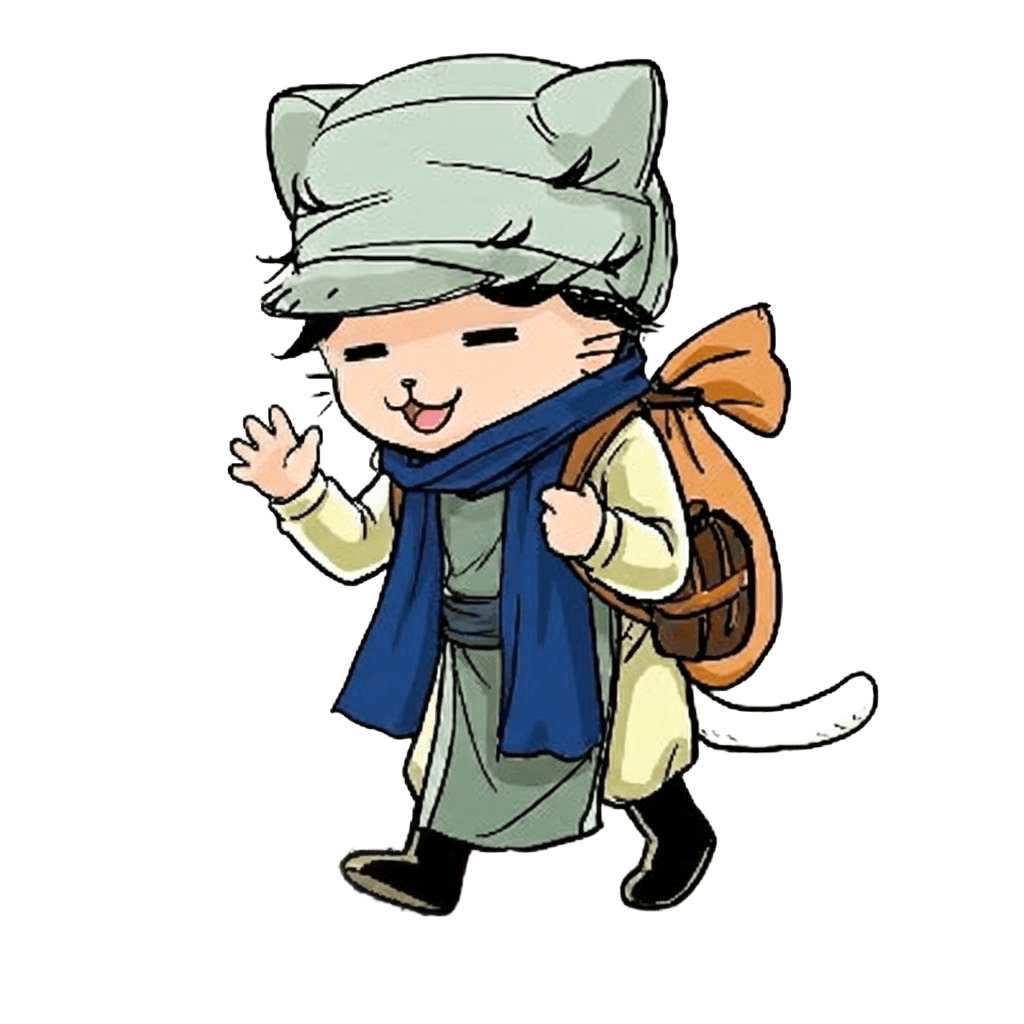 手を振るニャンコ先生