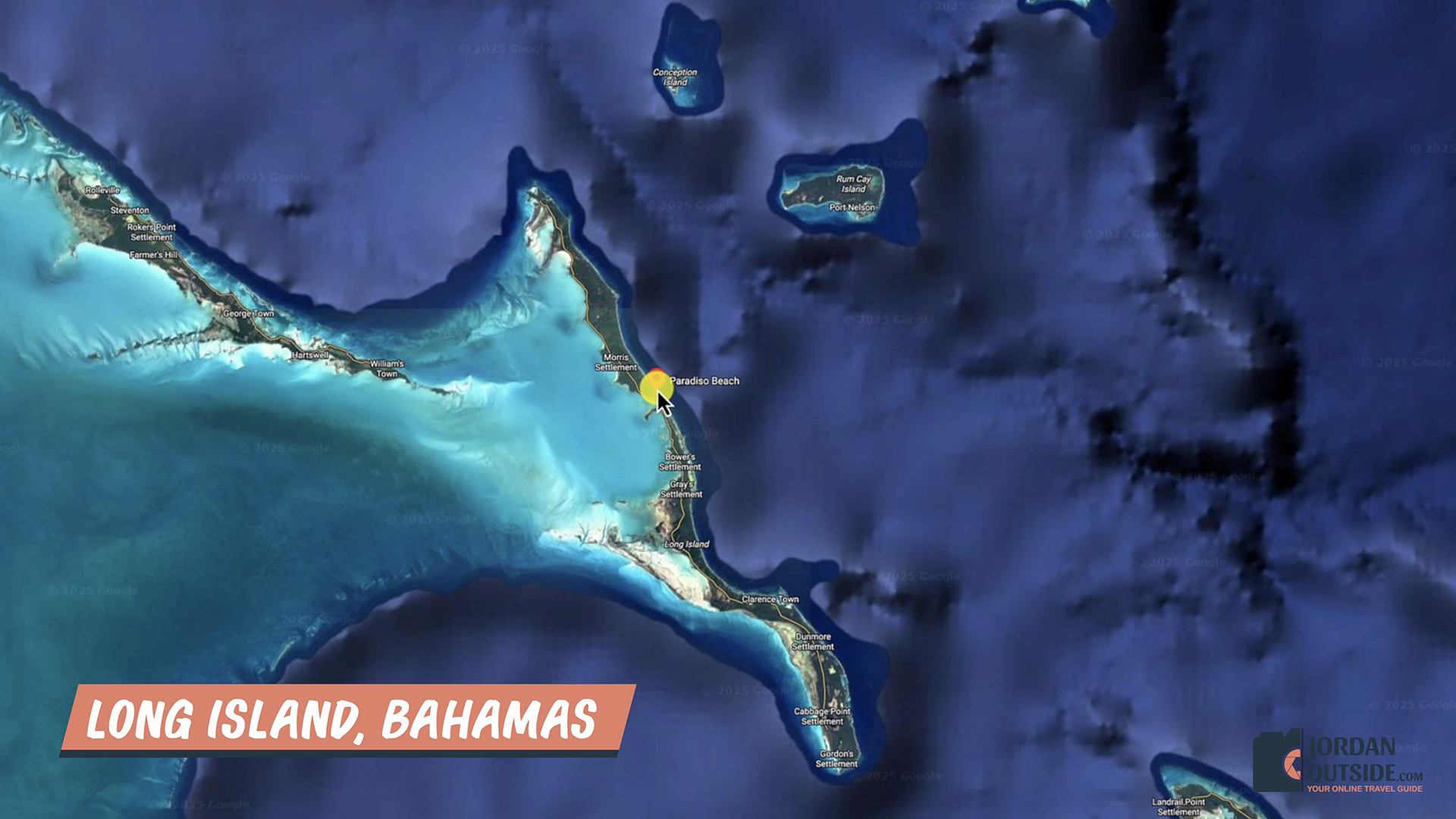 Paradiso Beach, Long Island, Bahamas