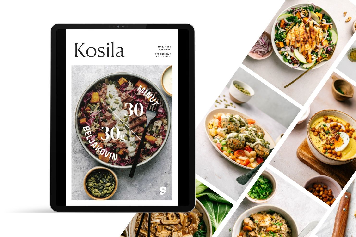 20 receptov, 30g beljakovin, 30 minut