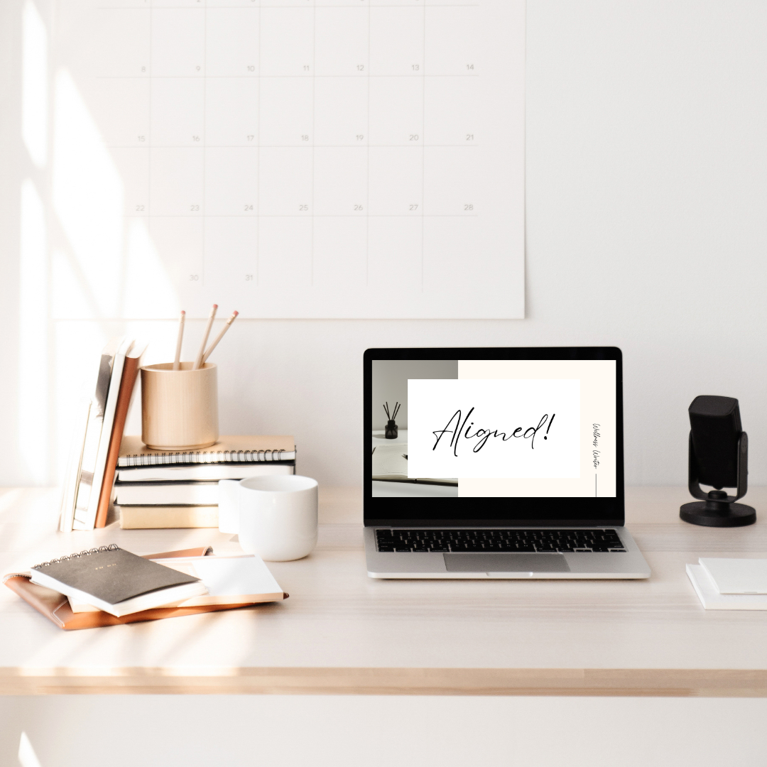 Aligned Copywriting Program for Wellness Practitioners Mockup